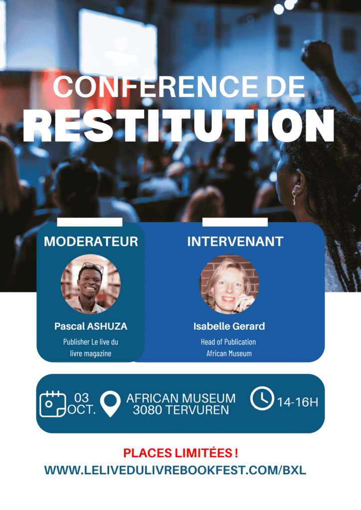 Affiche restitution Le live du livre Book Fest Bruxelles