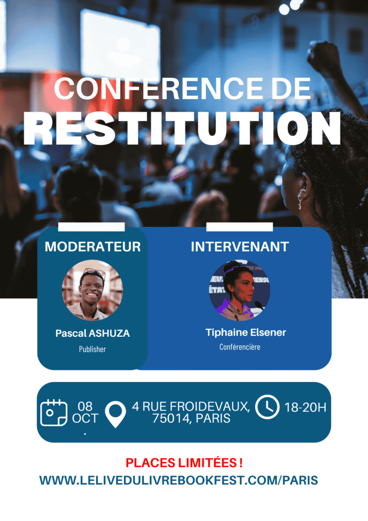 Affiche restitution Le live du livre Book Fest Paris